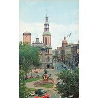 Postcard The Basilica, Quebec, P.Q., Canada Vintage Chrome Unposted 1939-1970s