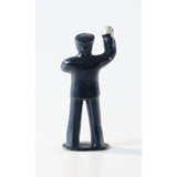 Barclay Lead Figure, Vintage Policeman Directing Traffic 1950s 1.75" Tall Original Paint, Lead Cast Toy, Hand Painted