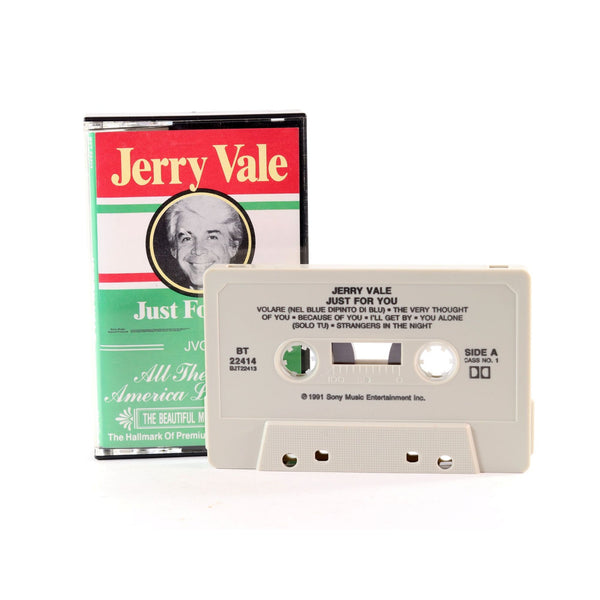 Cassette Tape Vintage Jerry Vale Just For You JVC-1 Beautiful Music Company 1991