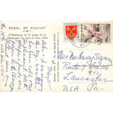 Postcard Paris En Flanant Vintage RPPC Posted