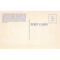 Postcard Ex-President Andrew Johnson's Old Tailor Shop, Greeneville, TN Linen Unposted 1930-1950