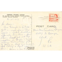 Postcard Princess Margaret Fountain Toronto, Ontario, Canada Chrome Posted 1939-1970s