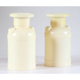 Plastic Cream and Sugar Set Off White 5.5” Made In Sapulpa OK USA Vintage Plastiques