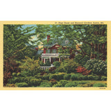 Postcard Hope House and Boxwood Gardens, Eason, Md Linen Unposted 1930-1950