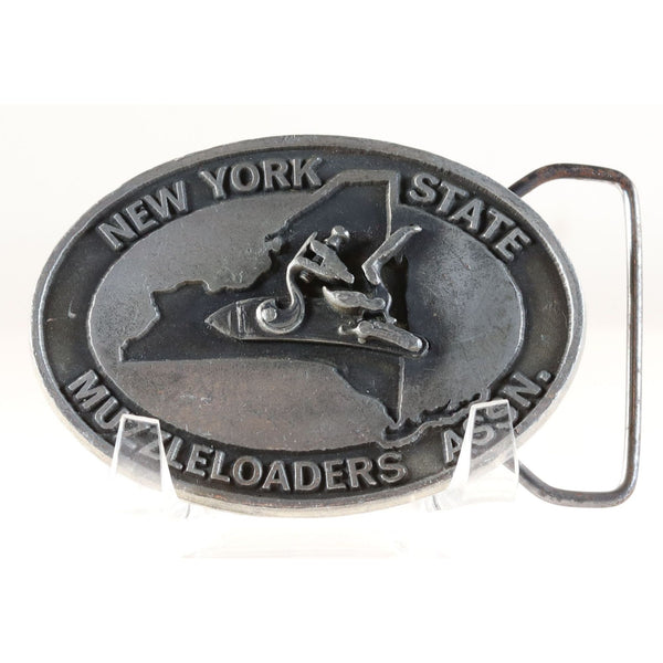 Belt Buckle New York State Muzzeloaders Assn USA 1978