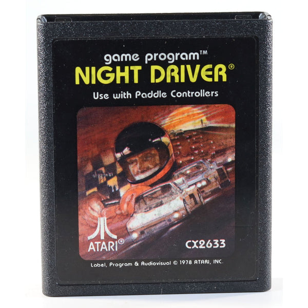 Atari 2600 Game Vintage NIght Driver 1976 NTSC Vintage Game, Video Game, Console Game, Atari, Vintage Game, Vintage Atari, Vintage Console