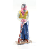 Johillco Lead Figure, Man Walking With A Cane, Made in France 1950s 2.25", Original Paint, Lead Cast Toy, Hand Painted