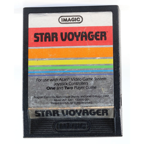 Atari 2600 Game Vintage Star Voyager 1982 NTSC Vintage Space Game