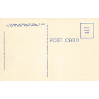 Postcard W.H. Bickel's Estate, Parkersburg, W. Va Linen Unposted 1930-1950