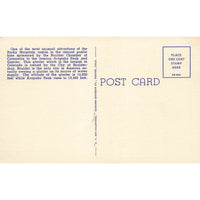 Postcard Arapaho Peak and Glacier, Boulder, Colorado Linen Unposted 1930-1950