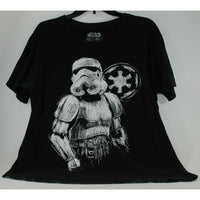 Star Wars T Shirt Imperial Stormtrooper Sketch Authentic Licensed Men's Medium