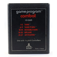 Atari 2600 Game Vintage Combat 1982 CX-2601 NTSC Vintage Space Game
