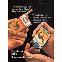 Magazine Advertisement Camel Filter Cigarettes 1967, Vintage Wall Art, Wall Decor, Man Room
