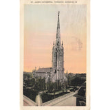 Postcard St. James Cathedral, Toronto, Ontario 23 Vintage White Border Posted 1917-1929