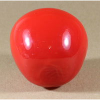 Vintage Art Glass Hand Blown Glass Red Tomato 1970s Glass Art Table Decor