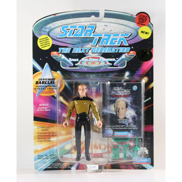 Action Figure, Star Trek Next Generation 6070-6045 Lieutenant Barclay LOW NUMBER!