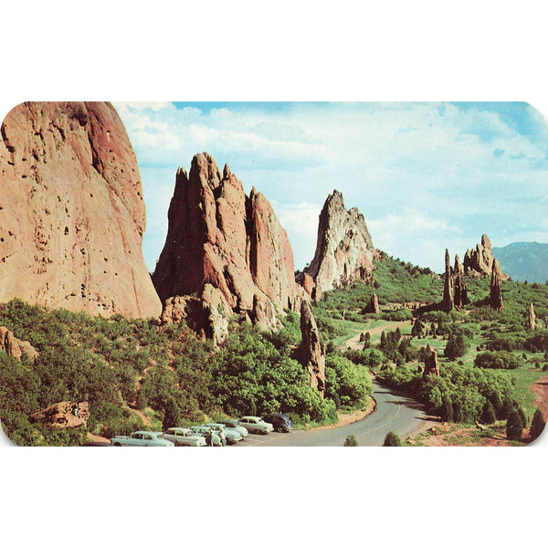 Postcard Garden of the Gods, Pikes Peak Region, Colorado  Chrome Unposted