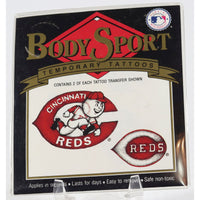 Vintage Body Sport Temporary Tattoos Cincinnati Reds 1992 4 Tattoos