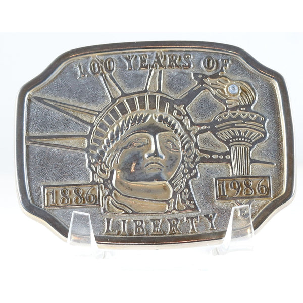 Belt Buckle 100 Years Of Liberty Statue of Liberty USA 1886 - 1986 NYC