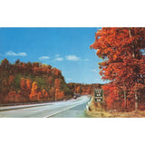 Postcard Pennsylvania Turnpike "World's Most Scenic Highway" Vintage Chrome Unposted 1939-1970s