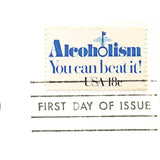 First Day Cover Combat Alcoholism A Treatable Disease Washington D.C. 1981