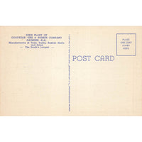 Postcard Dixie Plant of Goodyear Tire & Rubber Co., Gadsden, Ala Linen Unposted 1930-1950