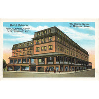 Postcard Hotel Osborne, Atlantic City, N.J., The Best in Service at Moderate Rates Vintage White Border Unposted 1917-1929
