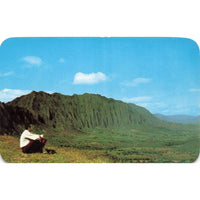 Postcard Koolau Range, Windward Oahu  4C-K121 Vintage Chrome Unposted 1939-1970s