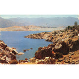 Postcard Isabella Dam and Reservoir, Kern River Valley, California Chrome Posted 1967