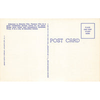 Postcard 159 View From Ventnor Pier, Ventnor City, NJ Linen Unposted 1930-1950