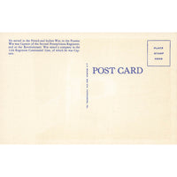 Postcard Capt Brady Marker RT 15 Near Milton and Lewisburg Pa White Border Unposted 1917-1929