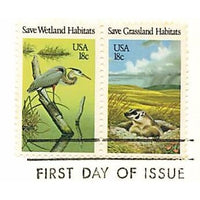 First Day Cover Save Our Habitats Wetllands and Greenlands 1981 Reno Nevada