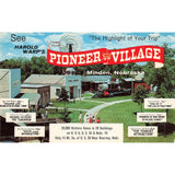 Postcard Pioneer Village Minden Nebraska Vintage Chrome Unposted 1939-1970s