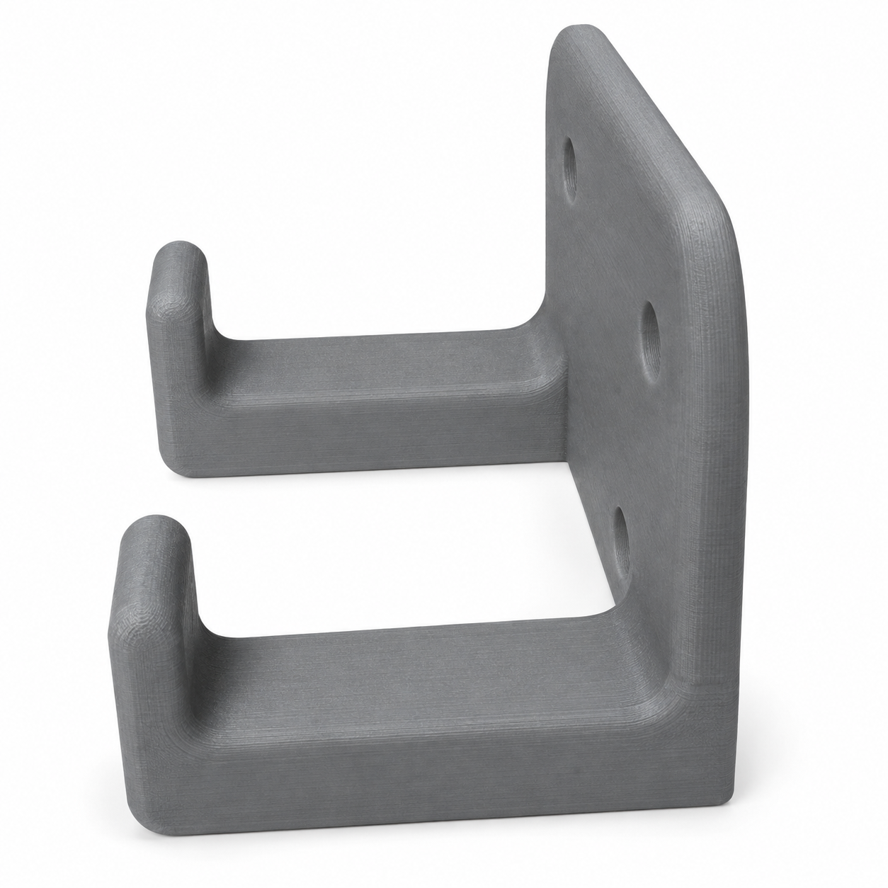 Cadwell StimTroller Plus Holder – 3D Printed Wall or Cart Mount – Gray PETG - Image 4