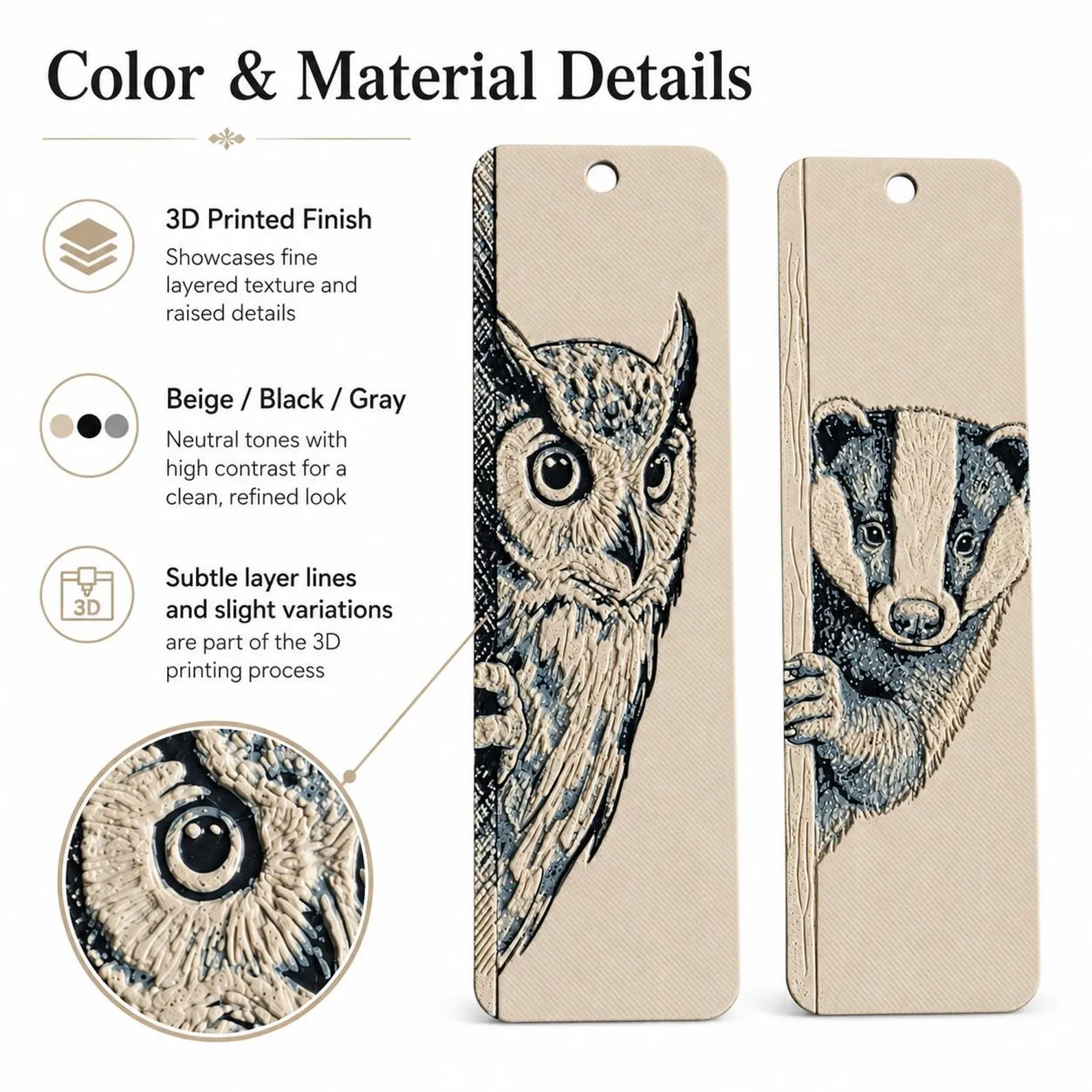 3D Printed Cat Bookmark Set – Cute Kitten Bookmarks for Book Lovers - Image 7